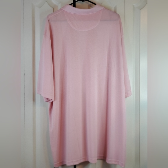 Haggard Big & Tall 3XLT Pink Polo - Picture 2 of 4